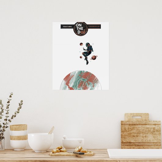 OP HET DAI NIEUWS POSTER (Keuken)