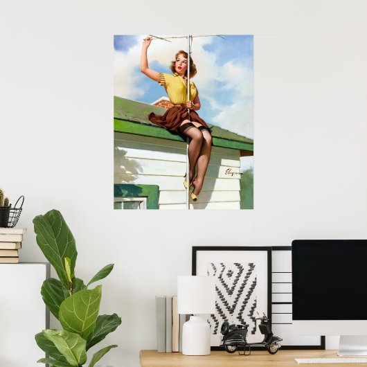 Op het dak poster (Thuiskantoor)