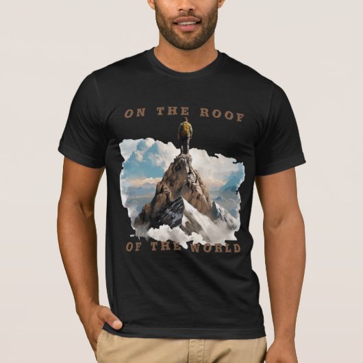 Op het dak van de wereld t-shirt (Voorkant)