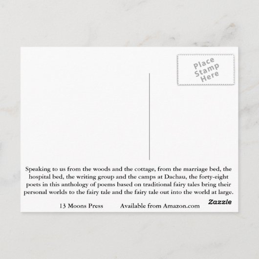 Op het donkere Briefkaart van de Weg van de Zuivel (Achterkant)