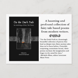 Op het donkere Briefkaart van de Weg van de Zuivel