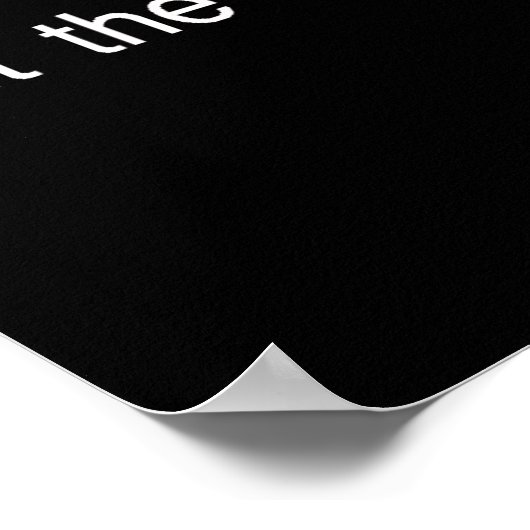 Op het donkerste moment komt het licht. poster (Hoek)