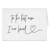 Op het eerste Man dat ik ooit van je vader hield (Voorkant Horizontaal)