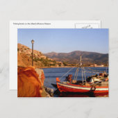 Op het eiland Lesbos Briefkaart (Voorkant / Achterkant)