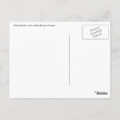 Op het eiland Lesbos Briefkaart (Achterkant)