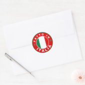 op het etiket van italië : fatto italia (Envelop)