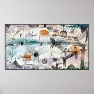 Op het gebied van de lucht poster