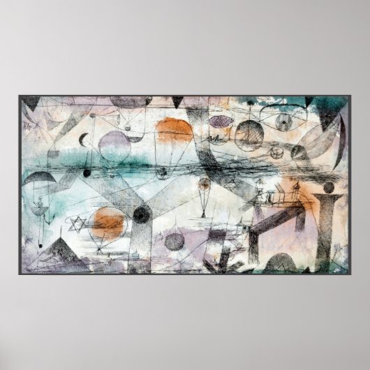 Op het gebied van de lucht poster (Voorkant)