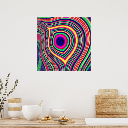 "Op het gebied van wetenschappelijke waarneming" Poster (Keuken)