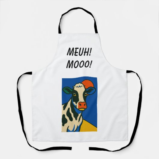 Op het gehele oppervlak bedrukte karkas schort (Voorkant)