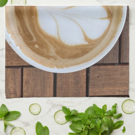 Op het gehele oppervlak bedrukte karkas theedoek (Gevouwen)