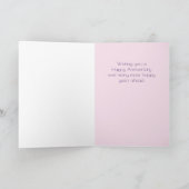 Op het gelukkige paar! Heerlijk Happy Jubileum Kaa Kaart (Binnen)