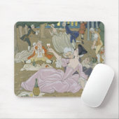 Op het gras, illustratie voor "Fetes Galantes" doo Muismat (Met muis)