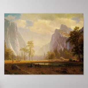 Op het hoogtepunt van de vallei van Yosemite - Alb Poster