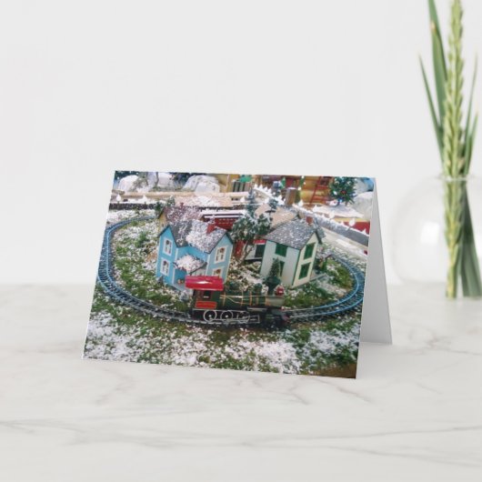 OP HET JUISTE TRACK=CHRISTMAS FEESTDAGEN KAART (Voorkant)