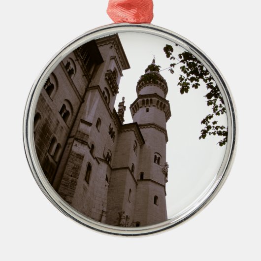 Op het kasteel metalen ornament (Voorkant)