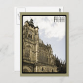 Op het kasteel van Prague Briefkaart (Voorkant / Achterkant)