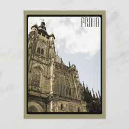 Op het kasteel van Prague Briefkaart
