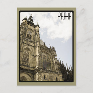 Op het kasteel van Prague Briefkaart