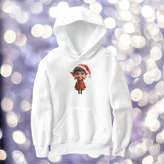 Op het! Kerst Elf Meisje Hoodie