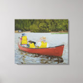 Op het Lake Canvas Afdruk (Voorkant)