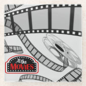 *Op het Logo Glass Onderzetter van films* Glazen Onderzetter (Voorkant)