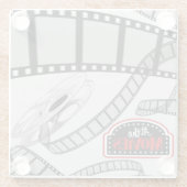 *Op het Logo Glass Onderzetter van films* Glazen Onderzetter (Achterkant)