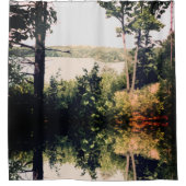 Op het meer douchegordijn (Voorkant)