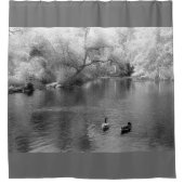 Op het meer douchegordijn (Voorkant)