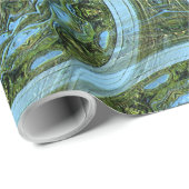 Op het meer drijven..... cadeaupapier (Rol Hoek)