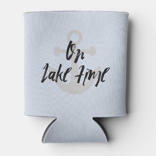 Op het meer Tijd Varen Zomer Blikjeskoeler (Voorkant)