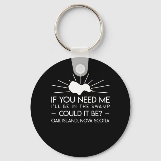 Op het moeraseiland Nova Scotia Sleutelhanger (Voorkant)