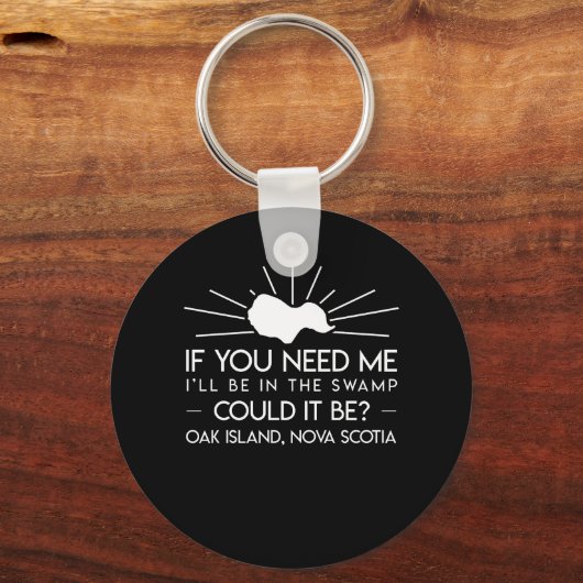 Op het moeraseiland Nova Scotia Sleutelhanger (Voorkant)