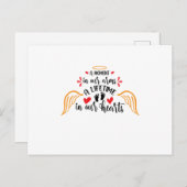 Op het moment in de bewapening a lifetime in our h aankondigingskaart (Voorkant / Achterkant)