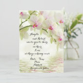 Op het moment van de huwelijksuitnodiging kaart (Staand voorkant)