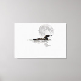 Op het moonlight canvas afdruk