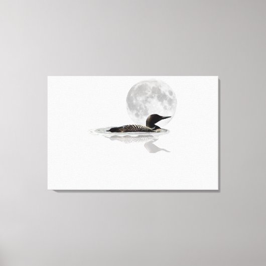 Op het moonlight canvas afdruk (Voorkant)