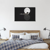 Op het moonlight canvas afdruk (Insitu (Slaapkamer))