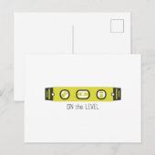 Op het niveau briefkaart (Voorkant / Achterkant)