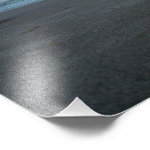 Op het niveau van de Zee - Oak Island, NC Foto Afdruk (Hoek)