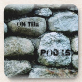 Op het Onderzetter Rocks Cork (Voorkant)