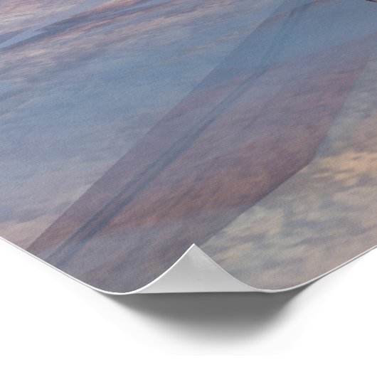 Op het oneindige 3D fractale vlak Poster (Hoek)