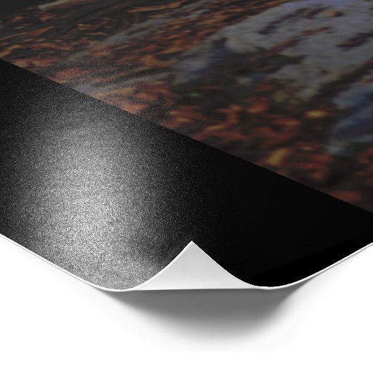 Op het pad foto afdruk (Hoek)