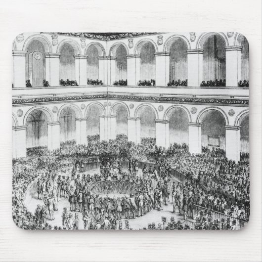 Op het Parijse bcours, 1846 Muismat (Voorkant)