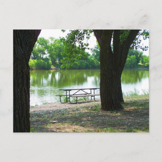 OP HET PARK BRIEFKAART (Voorkant)