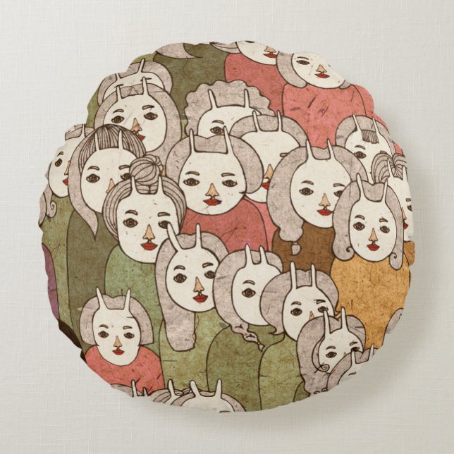 Op het platform 2012 rond kussen (Voorkant)