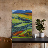 Op het platteland canvas afdruk