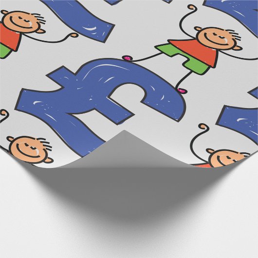 Op het pond staan cadeaupapier