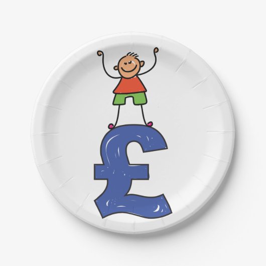 Op het pond staan papieren bordje (Voorkant)