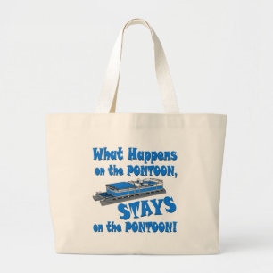 Op het ponton grote tote bag